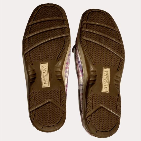 Sperry Top Sider Angel Fish Loafers Girls Shoes Sequin Plaid 4.5 bv - Picture 8 of 9